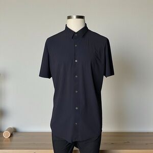 7 DIAMONDS - Siena Short Sleeve Shirt - Navy XL